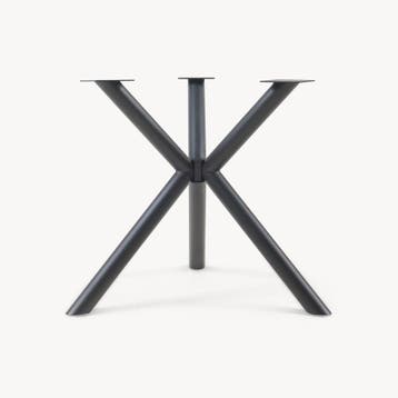 Tafelonderstel Viserinna spider poot 95x95x73 cm zwart [en.c, Verzenden, Nieuw