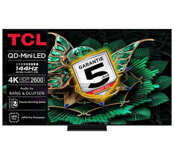Nieuwe TCL 65MQLED85K Premium QD-MiniLED Google TV 5 jaar ga, Audio, Tv en Foto, Televisies, 100 cm of meer, Smart TV, 120 Hz