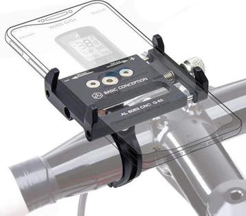 Telefoonhouder fiets – Aluminium stuurhouder – 360°, Ophalen of Verzenden, Nieuw