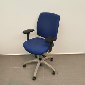 Drabert Entrada bureaustoel - blauwe stof, Ophalen of Verzenden, Nieuw