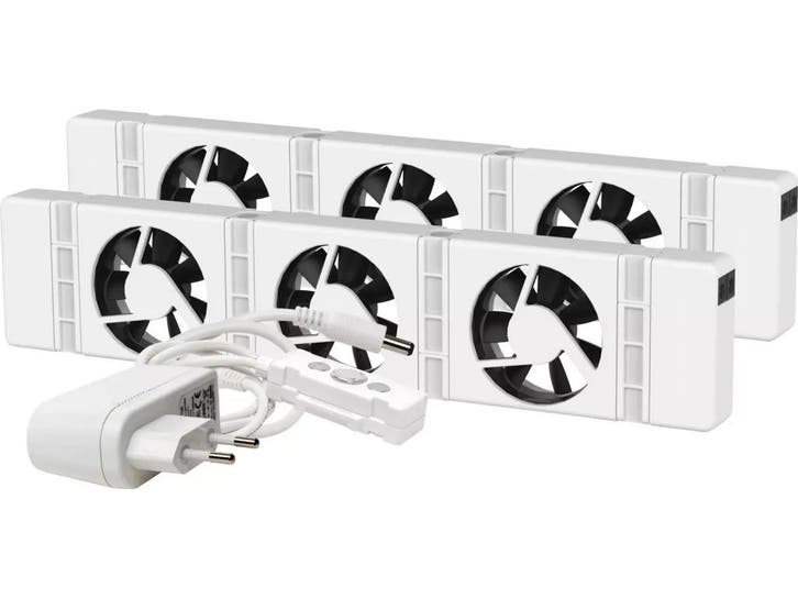 SpeedComfort - Duo set - Slimme ventilatoren voor radiatoren, Huis en Inrichting, Overige Huis en Inrichting, Nieuw, Verzenden