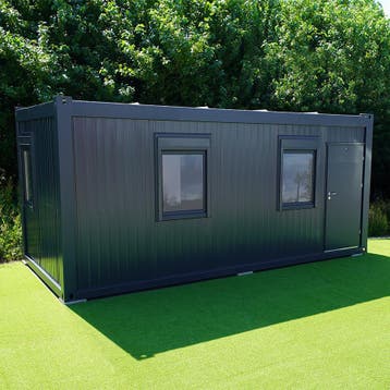 6 x 3 kantoorunit met keuken en toilet. Hoge kwaliteit