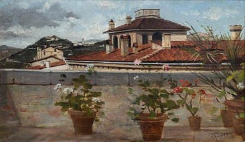 Odoardo Borrani (1833-1905), Toegeschreven aan - Colline di