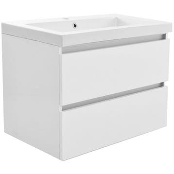 Wiesbaden Vision Onderkast Met 2 Laden - 60x46cm - Glans Wit, Ophalen of Verzenden, Nieuw
