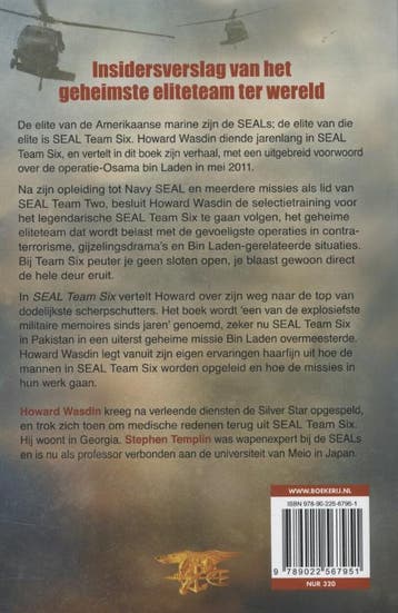 Seal team six 9789022567951 Howard E. Wasdin, Boeken, Verzenden, Gelezen, Howard E. Wasdin