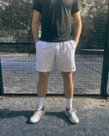 Stryda Club Core Padel Shorts - Wit | Heren, Verzenden, Nieuw, Padelkleding