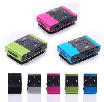 MP3 speler mini shuffle draagbare sport micro SD + clip *5 k, Verzenden, Nieuw