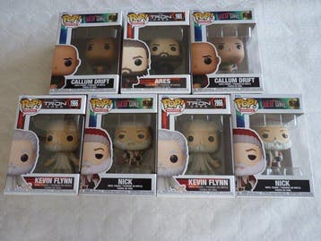 Funko, Habro - Funko Pop Kevin Flynn; Nick; Callum Drift;