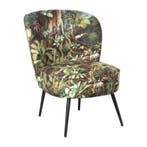 Fauteuil Frida - jungle - 77x69x60 cm, Verzenden, Nieuw