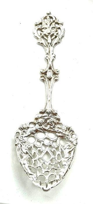 Levi & Salaman - Bessenlepel - .925 zilver - Antiek Engels