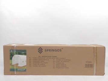 Springos Kweektunnel - 400x250x200 cm, Verzenden, Nieuw