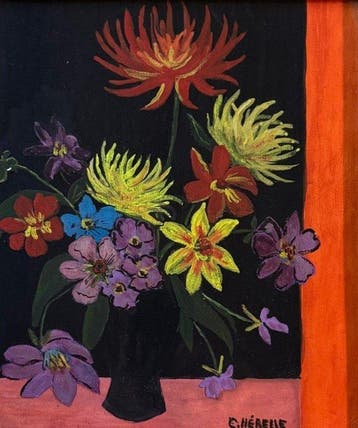 Claudine Herelle (c. 1960) - Bouquet Psychédélique