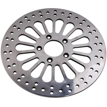 Polished voor 11.8 Disc Drilled Brake Rotor voor Harley T..., Verzenden, Nieuw