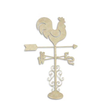 EEN IJZEREN HAAN ALS WINDWIJZER (Beeldjes - Decoratie), Verzenden, Nieuw