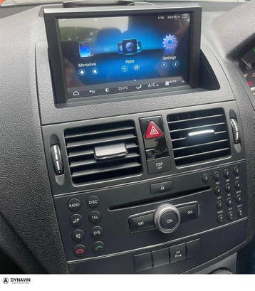 Navigatie mercedes w204 C klasse carplay android 15 usb, Ophalen of Verzenden, Nieuw