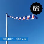 NR 407: Wimpel Friesland 100% stil-300cm (zonder stokje (met, Nieuw