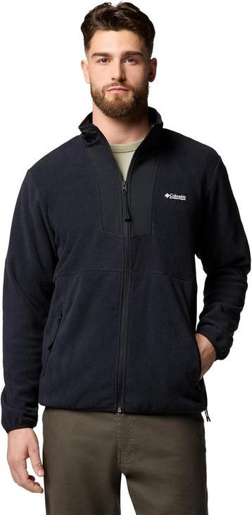 Columbia Fleecejack Heren L - Retourdeal 29% Korting, Columbia, Maat 48/50 (M), Zwart, Nieuw