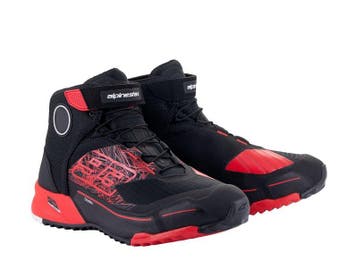 Alpinestars MM93 CR-X Drystar Zwart Felrood Motorschoenen, Nieuw met kaartje, Alpinestars, Laarzen, Heren