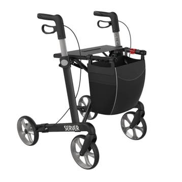 Rehasense Server Rollator – Inclusief Zachte Banden & Rugban, Ophalen of Verzenden, Nieuw