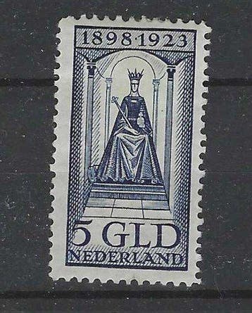 Nederland 1923 - Koningin Wilhelmina 25 jarig Jubileum -, Gestempeld