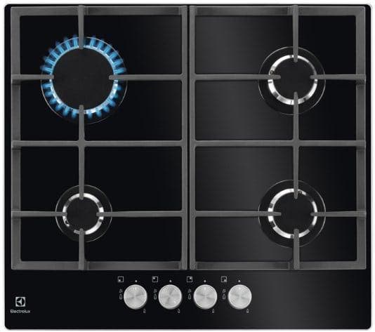 €399 Electrolux EGG6426SK Zwart Ingebouwd 59 cm Gaskookpla, Witgoed en Apparatuur, Kookplaten, Ophalen of Verzenden