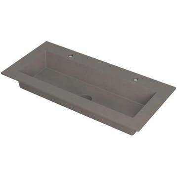 INK Kraft Wastafel Enkele Bak 2 Kraangaten - 1000x450x10 mm, Ophalen of Verzenden, Nieuw