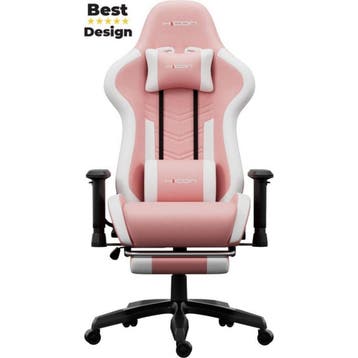 Gamestoel-Bureaustoel Ergonomische Stoel -Verstelbaar-Rose, Huis en Inrichting, Nieuw, Ophalen of Verzenden, Ergonomisch, Roze