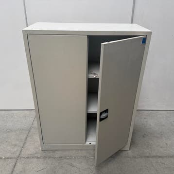 Overtoom stalen 2-deurskast - 120x92x42 cm, Ophalen of Verzenden, Nieuw