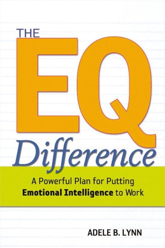 The EQ Difference - Adele Lynn 9780814408445, Boeken, Taal | Engels, Zo goed als nieuw, Verzenden