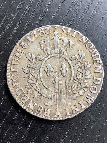 Frankrijk. Louis XVI (1774-1792). 1/2 Écu 1788-A, Paris, Postzegels en Munten, Munten | Europa | Niet-Euromunten