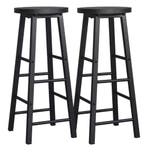 Set van 2 Houten Barkrukken met Stalen Frame Stabiel Duurzaa, Verzenden, Nieuw