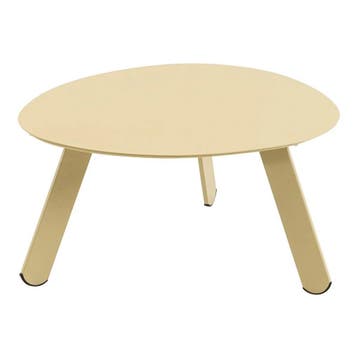 Tiki bijzettafeltje 55x46x28 cm - beige, Ophalen of Verzenden, Nieuw