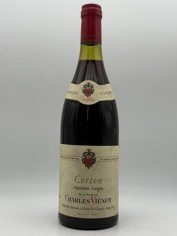 1982 Charles Vienot - Corton Grand Cru - 1 Fles (0,75 liter), Nieuw