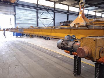 Bovenloopkraan enkelligger 13.685mm x 2 x 2t 001472U, Ophalen, Gebruikt