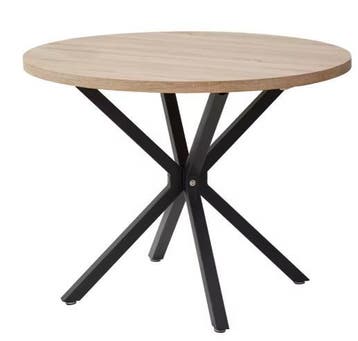 Ronde Eettafel Ø100 cm – Massief Hout, Scandinavisch Design, Verzenden, Nieuw