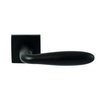 Deurkruk Istanbul op vierkant rozet 4mm dun - zwart, Verzenden, Nieuw
