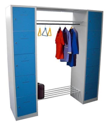 Nieuw Lockerkast - Garderobekast 10-deurs in 2 Kleuren HHV, Ophalen of Verzenden, Nieuw