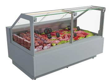 Rose koeltoonbank B187,5xD118xH125cm - grijs, Nieuw in verpakking