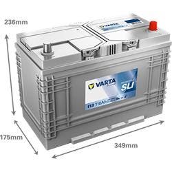 Varta Promotive Black I18 Accu 12V 110Ah 347x173x234x234, Auto-onderdelen, Verzenden, Nieuw