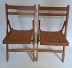 Shanghai - Klapstoel - Hout - Twee houten klapstoelen