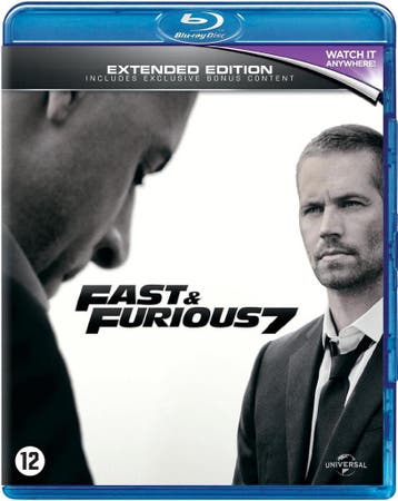 Fast & Furious 7 (extended edition) (Exclusive Bonus) (Bl..., Cd's en Dvd's, Verzenden, Gebruikt