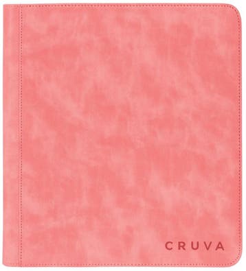 Toploader Binder - 4 Pocket (112 kaarten) Roze | Cruva -, Verzenden, Nieuw