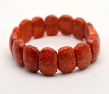 Koraal - Red Coral - 29,7 g - Armband