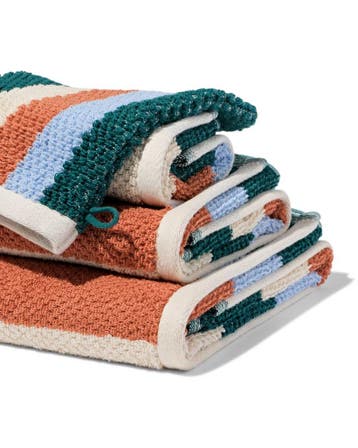 HEMA Handdoek 2e kans recycled katoen multi, Verzenden, Nieuw