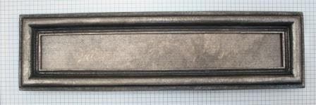 Brievenbus met rand (messing) Oud Zilver, Tuin en Terras, Brievenbussen, Verzenden