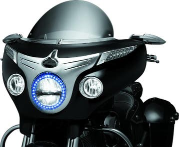 Kuryakyn Driving Light Bezels Indian Chrome, Ophalen of Verzenden, Nieuw