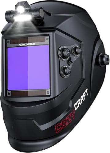 Lashelm met LED | 4 Sensor | B-keuze 34% Voordeel, Lasfilter, Ophalen of Verzenden, Zo goed als nieuw