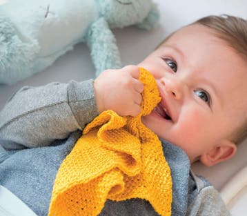 Breipatroon Knuffeldoekje voor babys - zacht en vrolijk m, Ophalen of Verzenden, Nieuw