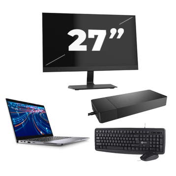 Dell Latitude 5320 -   i5-11e 8GB  - 256GB  + 1x 27 inch, Qwerty, Verzenden, 8 GB, 13 inch