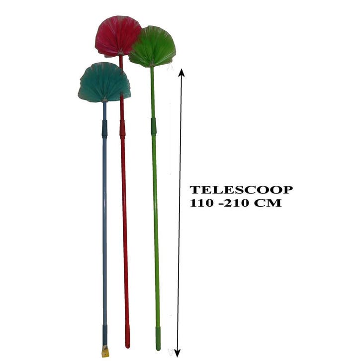 Benson Telescoop ragebol - Verstelbare steel - 95-175 cm..., Huis en Inrichting, Schoonmaakartikelen, Ophalen of Verzenden